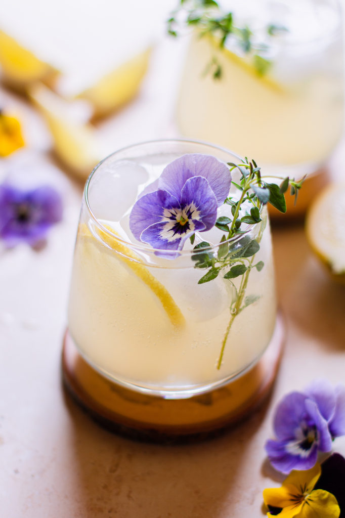 lavender lemonade beverage photography