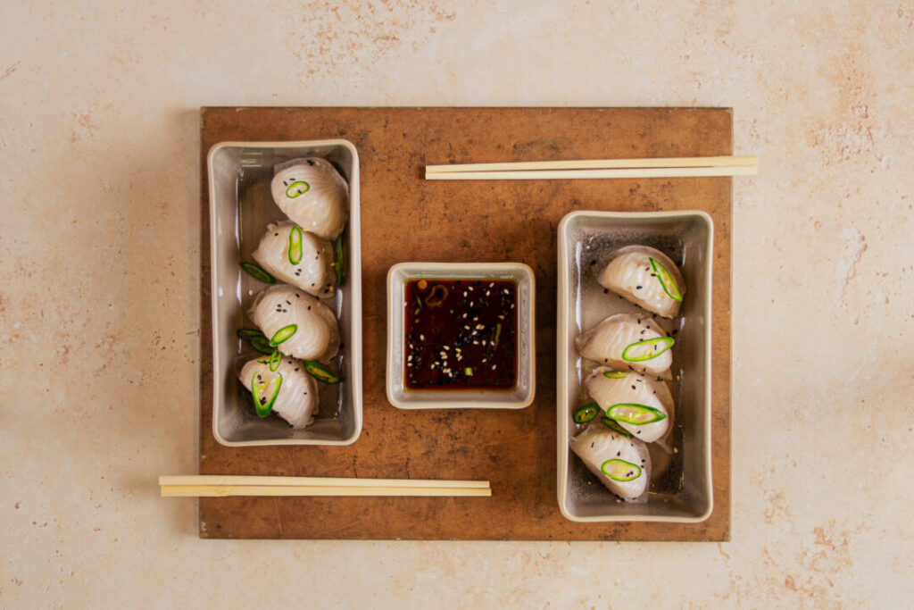 product photography catering services gyoza